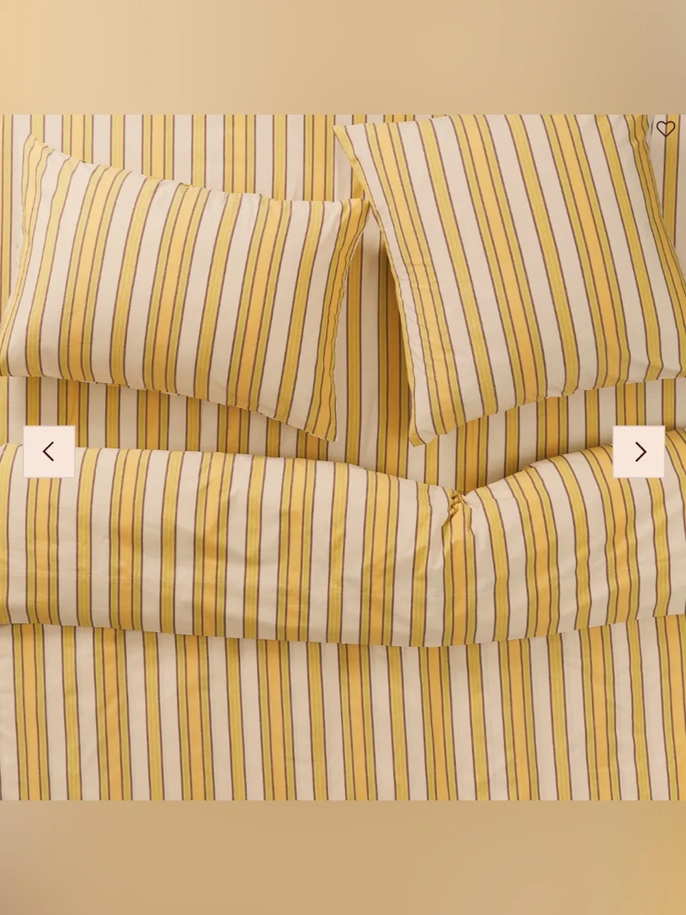 Sage & Clare Selene Organic Cotton Fitted Sheet - Dune Colorway - Queen